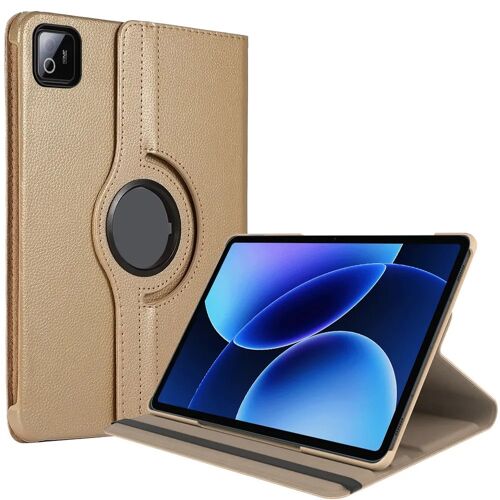 Coque pour Xiaomi Pad 8 / 8 Pro, Protection Antichoc Anti-Rayures avec Support Rotatif - Doré - E.F.Connection