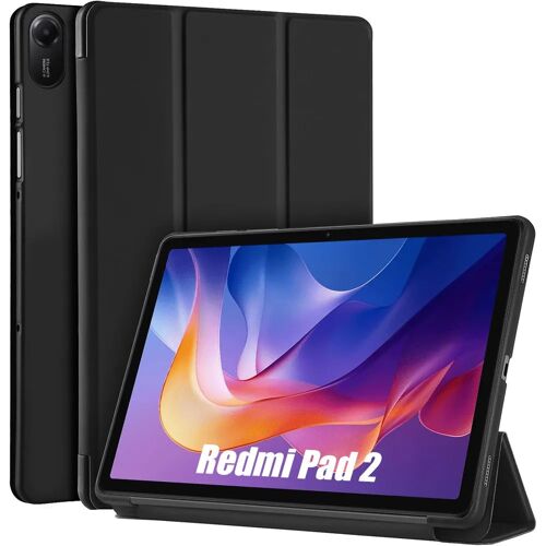 Coque pour Xiaomi Redmi Pad 2 11 Pouces 2025, Protection Slim avec Fonction Support - Noir - E.F.Connection