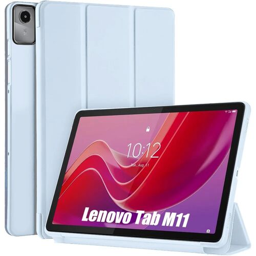 Coque pour Lenovo Tab M11, Protection Antichoc Hybride Slim avec Fonction Support - Bleu - E.F.Connection