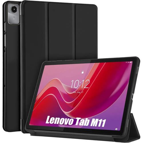 Coque pour Lenovo Tab M11 2024, Protection Slim Antichoc avec Fonction Support - Noir - E.F.Connection