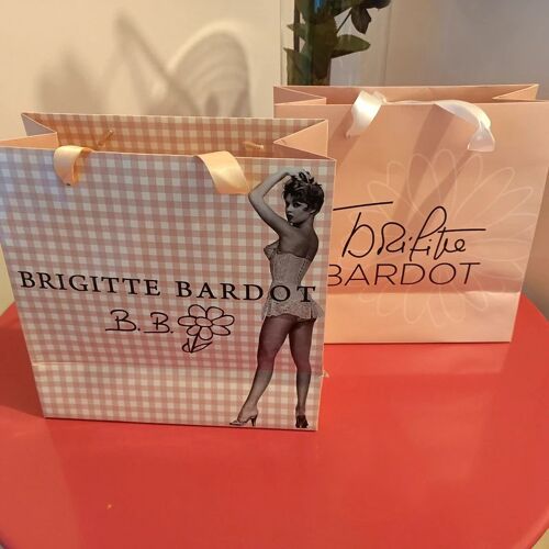 2 Sacs Cadeaux Motif Brigitte Bardot