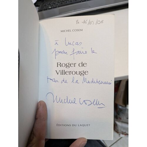 Roger De Villerouge ... Michel Cosem ... Envoi Autographe