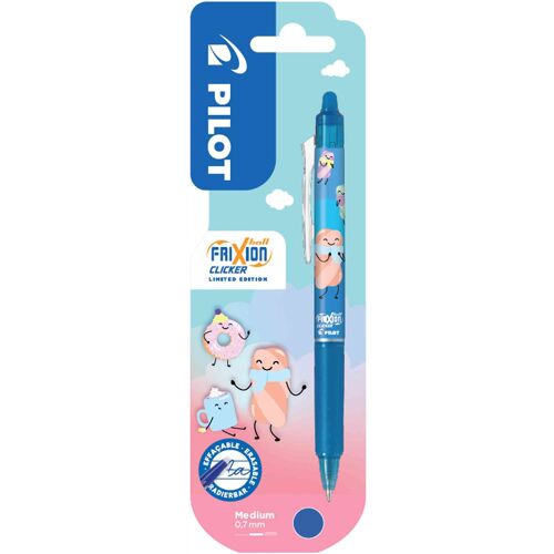 Pilot Stylo Roller Frixion Ball Clicker 07 Fancy Winter