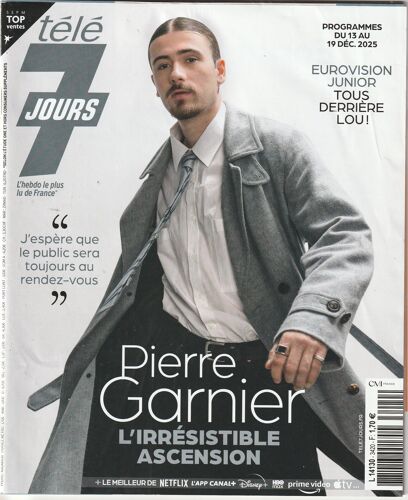 T7j Pierre Garnier 3p/ James Cameron 1p/ Claudio Capeo 1p/ Maxime Chattam 1p/ Hayako Miyazaki 1.5p/ Lou Deleuze 1/2p/ Agnes Jaoui 1.5p/ Carole Rousseau 1.5p/ Jacques Bonnaffe 1p/ 3420