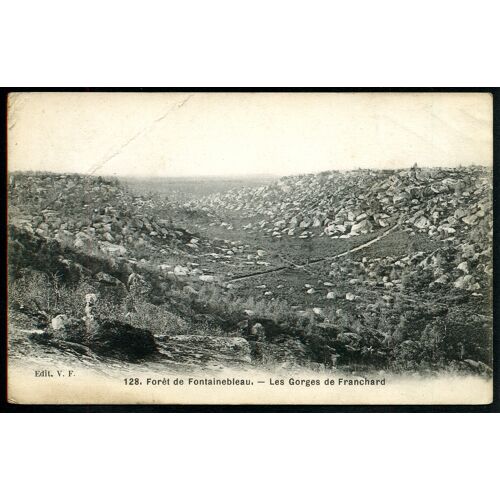 Carte Postale N° 128 , Forêt De Fontainebleau , Les Gorges De Franchard