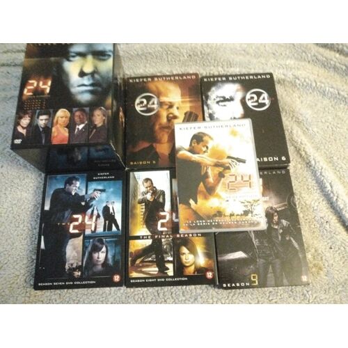 24 Heures Chrono Intégral Saisons 1 À 9 + Film Rédemption Coffrets Dvd