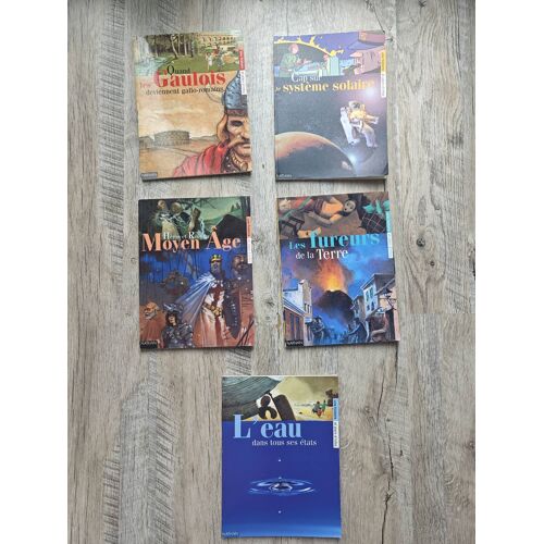 Lot De 5 Livres Explicatifs Une Histoire Et Plein D'Infos