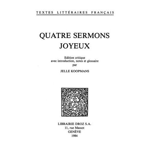 Quatre Sermons Joyeux