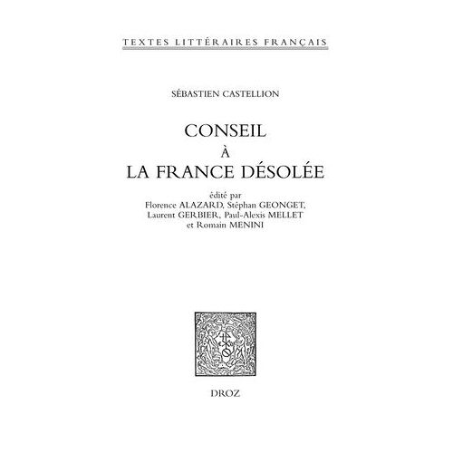 Conseil À La France Désolée