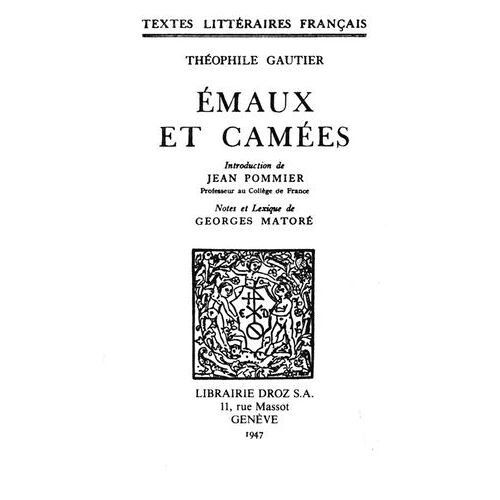 Emaux Et Camées