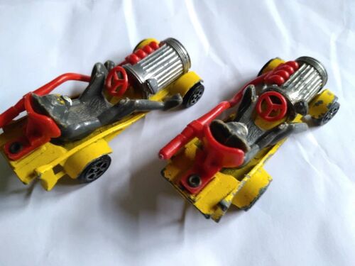 Lot ! 2 Véhicules Corgi Toys Tom Et Jerry Vintage Loose Miniature Modélisme-Corgi
