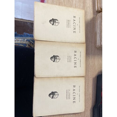 ?uvres Complètes De Racine 3 Tomes Éditeurs Belles Lettres 