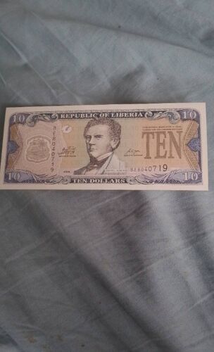 Billet 10 Dollar Liberia 2009