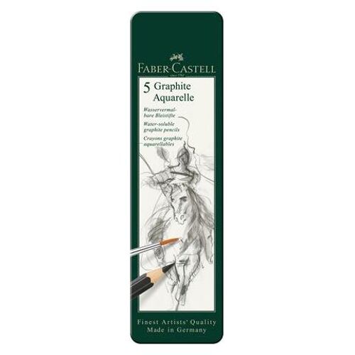 Faber-Castell 117805 crayon graphite HB 5 pièces