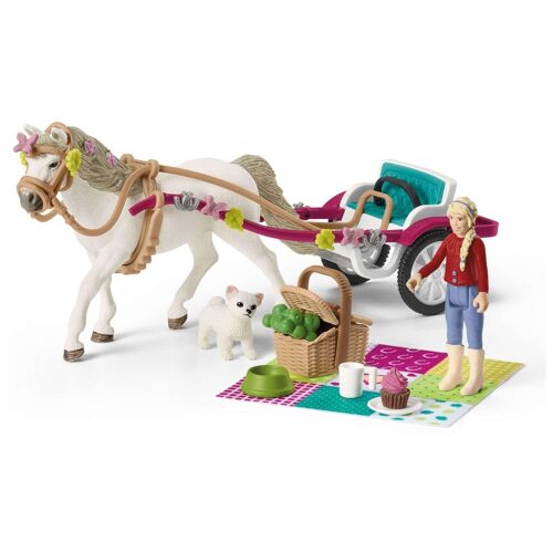 schleich HORSE CLUB Calèche pour le spectacle équestre