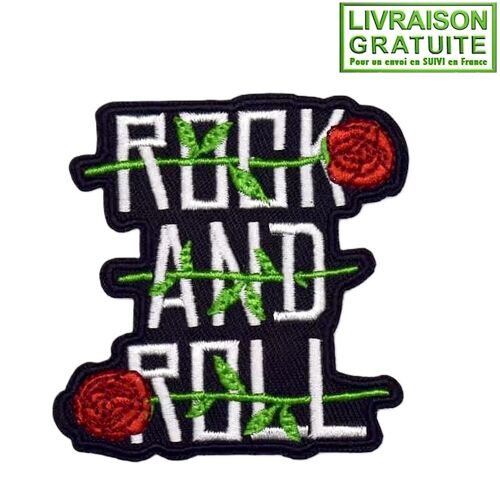Patch Écusson Rock And Roll - Thermocollant
