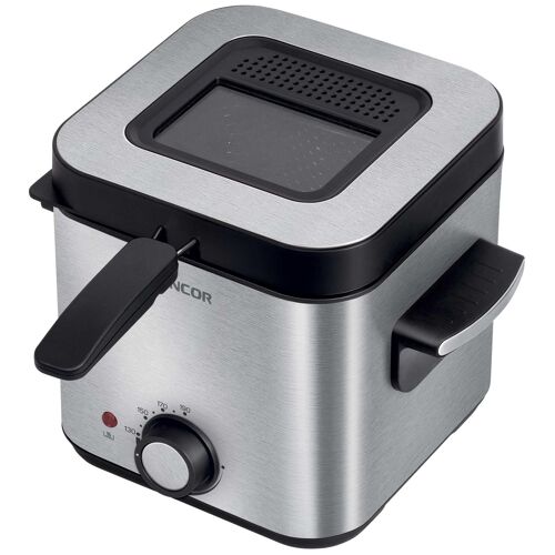 Sencor SFR 6200SS friteuse Unique 1,5 L Autonome 900 W Noir et Acier inoxydable