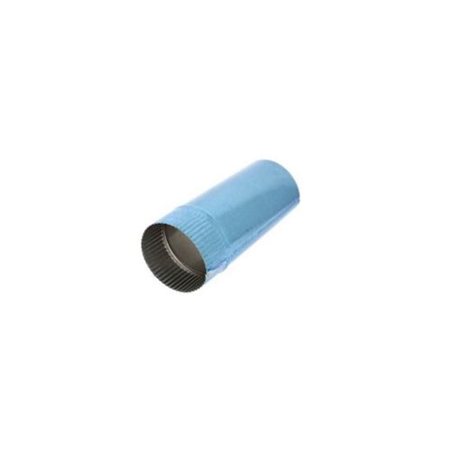 Tube de poêle TEN en aluminium 66 cm Ø125 mm bleu