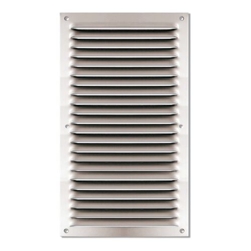 Grille de ventilation métal AUTOGYRE 100x200 mm aluminium anodisé