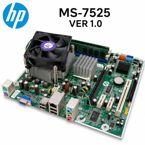 Carte Mère HP MS-7525 VER 1.0 + Intel Core 2 Duo LGA775 DDR2