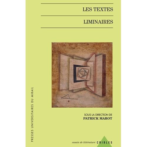 Les Textes Liminaires