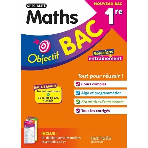 Objectif Bac - Spécialité Maths 1re