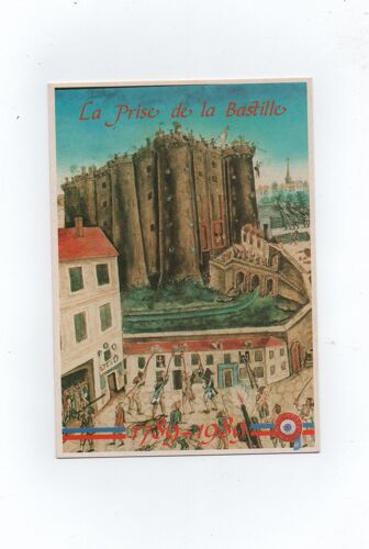 La Prise De La Bastille (14 Juillet 1789) - Carte Série Révolution Française 1789-1989.