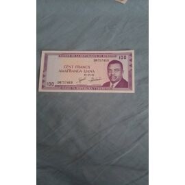 Billet 100 Francs Burundi 1990