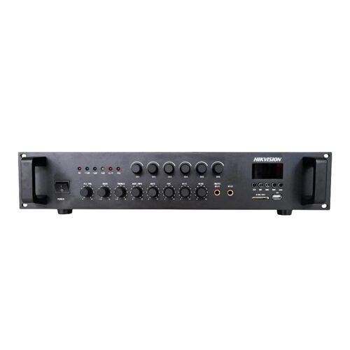 Amplificateur Analogique Hikvision 120W 6 zones Noir - DS-QAE0A120G1-VB6