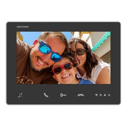 Moniteur de Vidéophone Hikvision DS-KH7300EY-TIE2 TFT 7" Tactile Noir