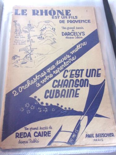 Partition Accordéon "Le Rhône Est Un Fils De Provence" Darcelys