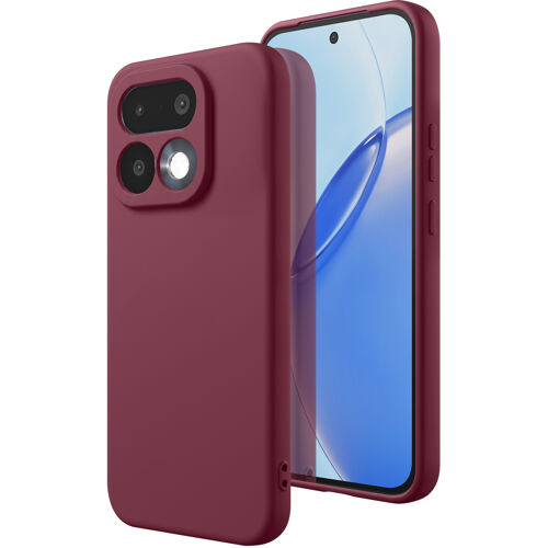 Coque pour Realme 16 Pro Soft-Touch en Silicone Série Fast Cover Bordeaux