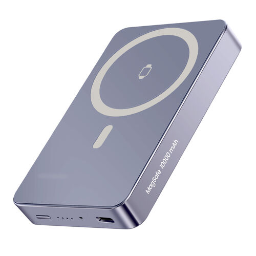 Powerbank Magsafe Slim Qi2 15w 10000mah Avec Charge Usb-C Pd 20w Swissten Gris