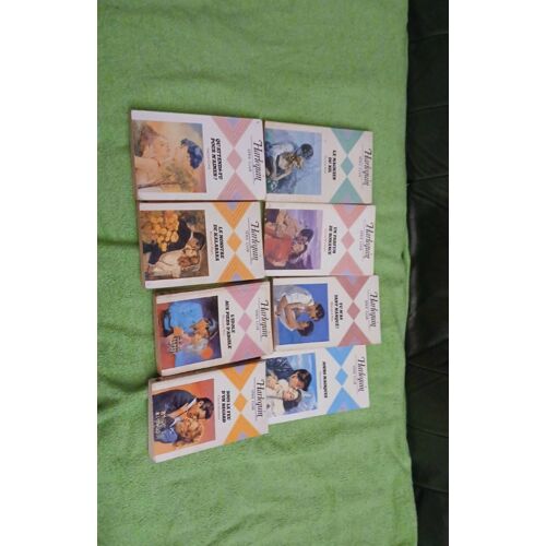 Harlequin Serie Club Lot De 8 Livres 1984-85