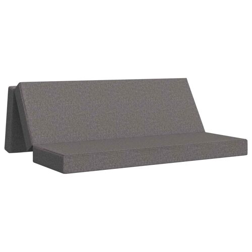 vidaXL Canapé-lit pliable 180 x 67 x 45 cm Gris clair