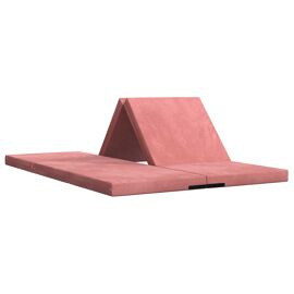 vidaXL Canapé-lit pliable 140 x 67 x 45 cm Rose