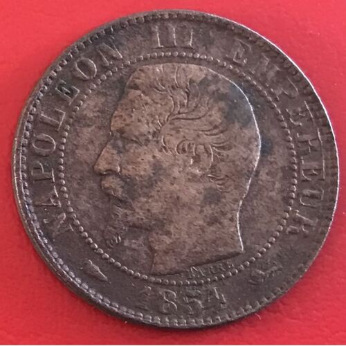 5 Centimes - Napoleon I I I - 1854 D - France