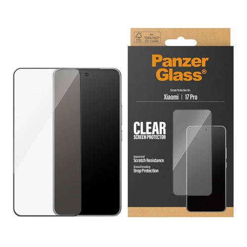 Panzerglass Protection D'écran Ultra-Wide Fit Anti-Bactérienne Avec Applicateur Xiaomi 17 Pro 