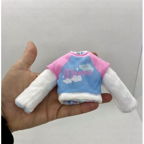2023 blouson polaire réversible peluche nuages Barbie cutie reveal collection lamb agneau #HKR03