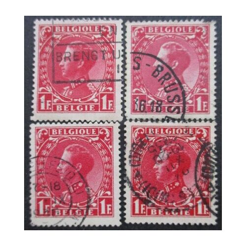 Belgique N°403 X 4 Oblitéré