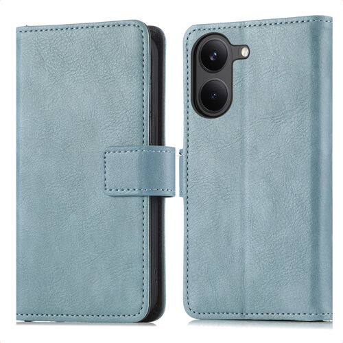 imoshion Étui de télephone portefeuille de luxe Xiaomi Poco X8 Pro Bleu clair