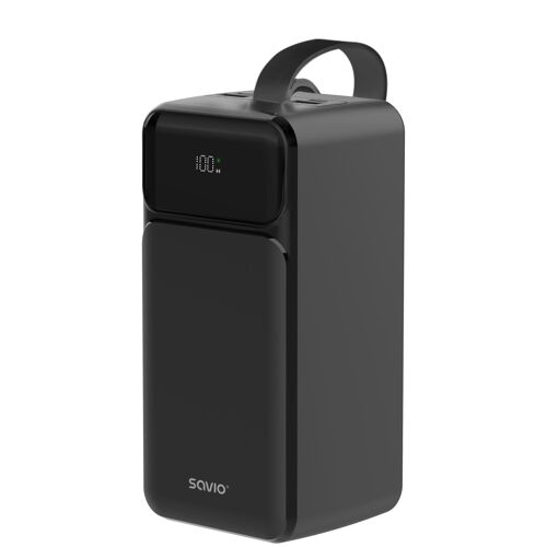 Savio Ba-14 Banque D'alimentation Électrique Lithium Polymère (Lipo) 50000 Mah Noir