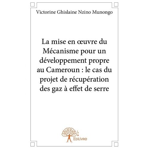 La Mise En Oeuvre Du Mécanisme Pour Un Développement Propre Au Cameroun : Le Cas Du Projet De Récupération Des Gaz À Effet De Serre