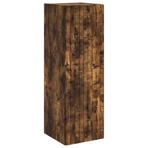 vidaXL Cabinet de Salle de Bain Mural Chêne fumé 33 x 34,5 x 60 cm
