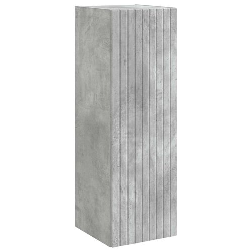 vidaXL Cabinet de Salle de Bain Mural Gris béton 33 x 34,5 x 60 cm
