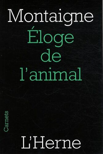 Eloge De L'animal