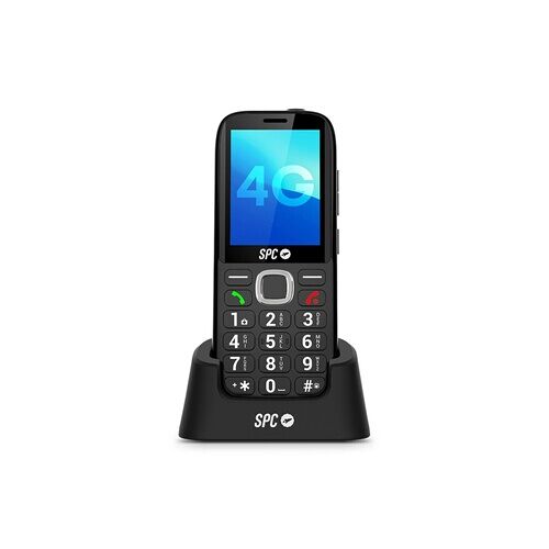 Téléphone Portable Spc Mobile 4g Senior Ecran 2,4'' Touche Xl Bouton Sos Systeme Smart Help Socle De Charge