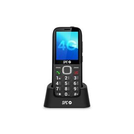 Téléphone Portable Spc Mobile 4g Senior Ecran 2,4'' Touche Xl Bouton Sos Systeme Smart Help Socle De Charge