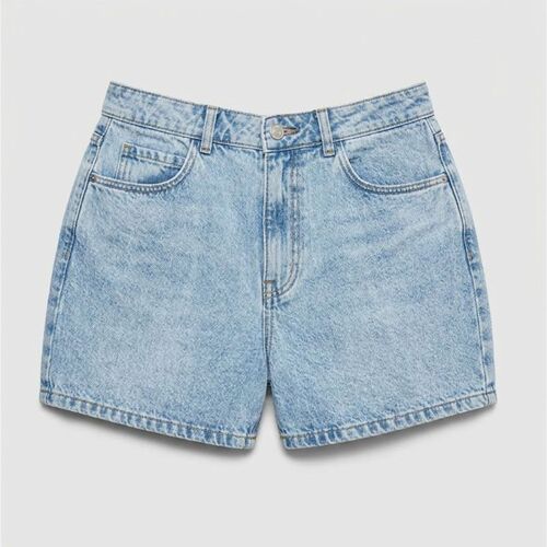 Short Vmkirsa Molly Hr Denim Medium Blue Denim 10351687 4541 Femme Vero Moda