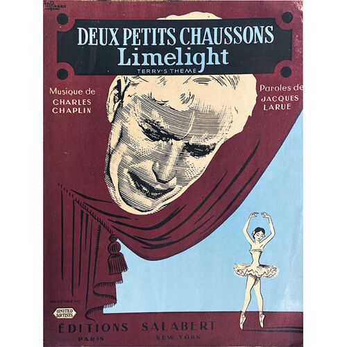 Limelight / Les Feux De La Rampe: Partition Originale (Deux Petits Chaussons, Terry'S Thème) - Musique De Charles Chaplin, Editions Salabert - 1952